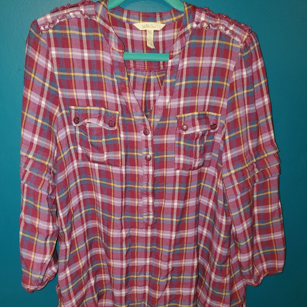 Matilda Jane flannel shirt XL